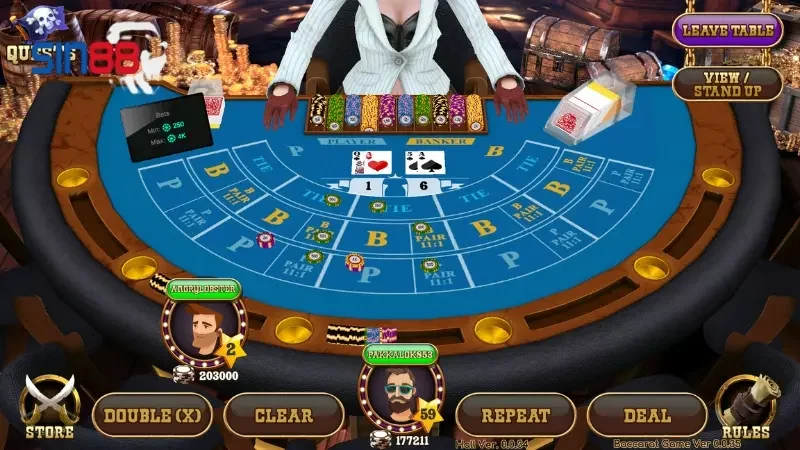 Cách chơi Baccarat Sin88