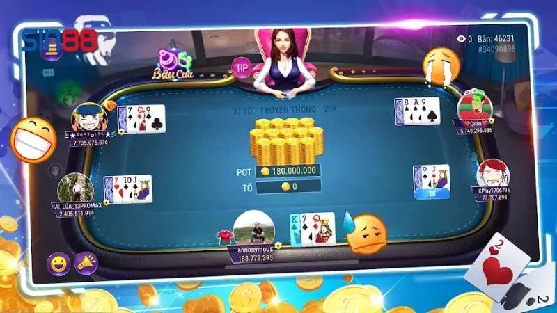 Xì tố SIn88 đổi thưởng